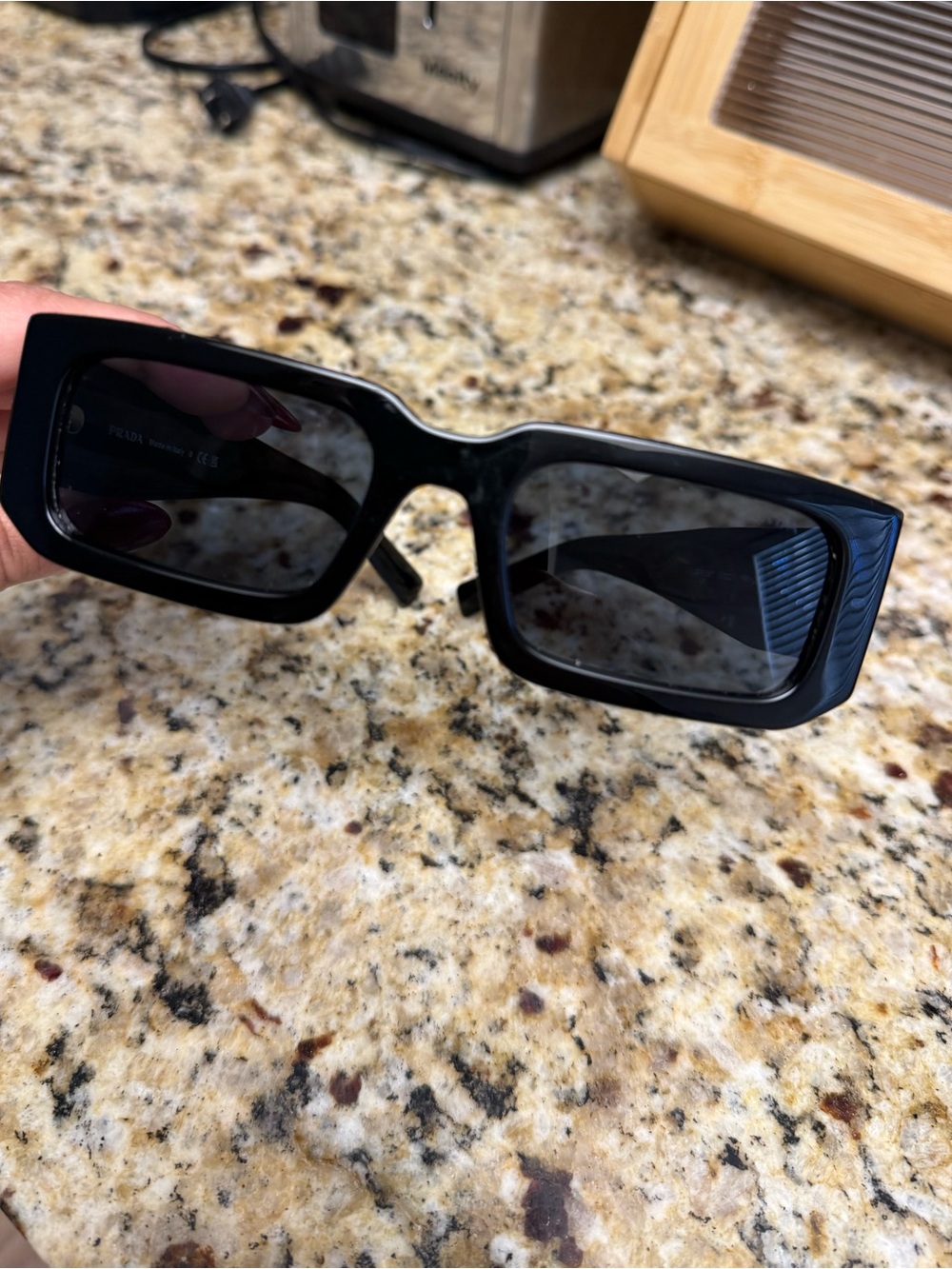 Authentic Black Prada Sunglasses